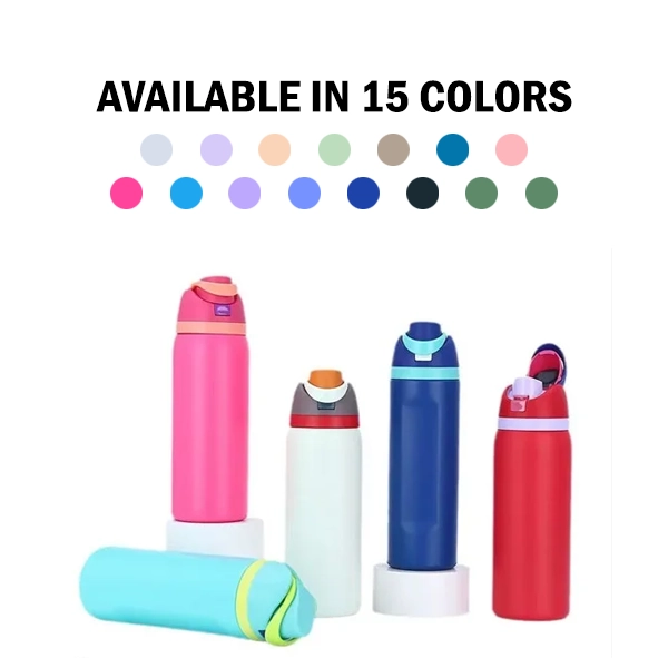 nOwala FreeSip Insulated Stainless Steel Water Bottle in stock